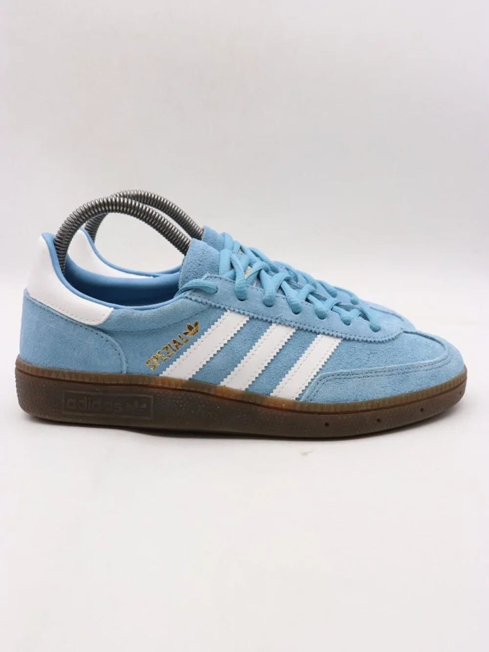 Adidas Handball Spezial Men's 6.5 Women's 7.5 Light Blue Sneakers Shoes BD7632
